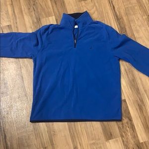 Nautical slim fit blue fleece